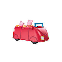 Ігровий набір Peppa - Машина сім'ї Пеппи (2 фігурки, звук)