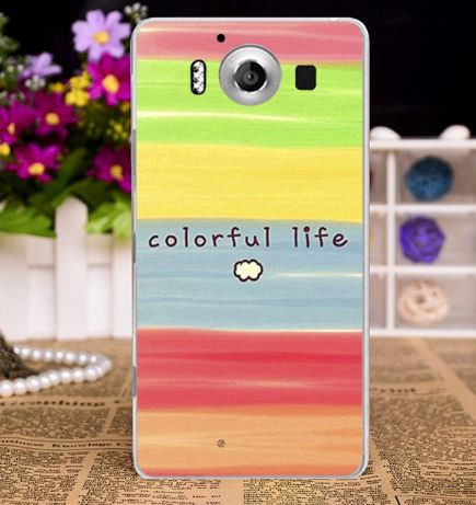 Яскраві оригінальні чохли з картинкою для Microsoft Lumia 950 Colorful life