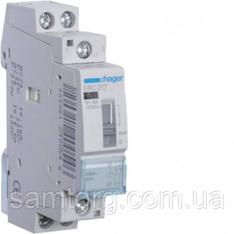 Реле Hager ERC217 16A 2НЗ 230W