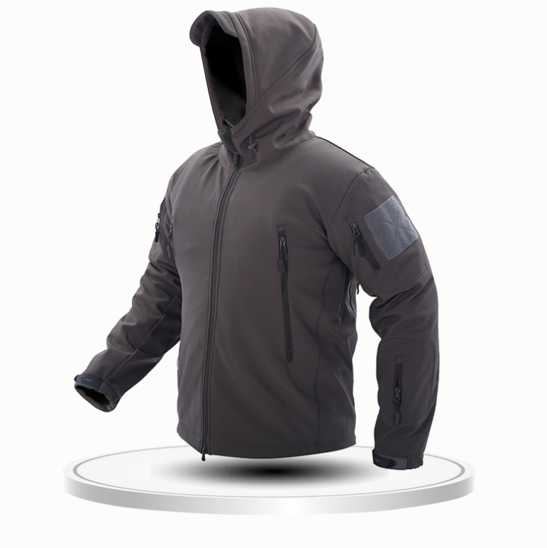Куртка Dewspo без утеплення TACTICAL VANGUARD Сірий Дюспо Розмір L