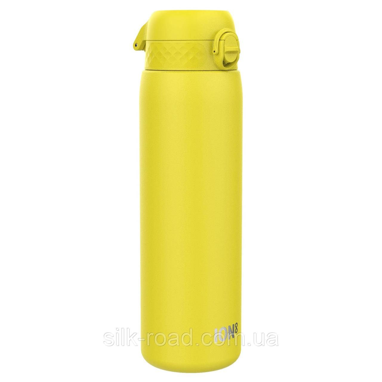 Пляшка для води металів ION8 1200 мл. Stainless Steel , Yellow