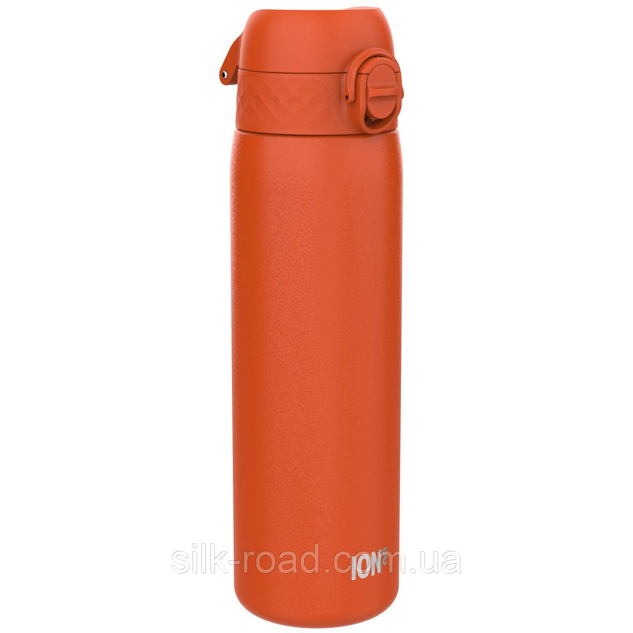 Пляшка для води металів ION8 600 мл. Stainless Steel , Hearty Orange