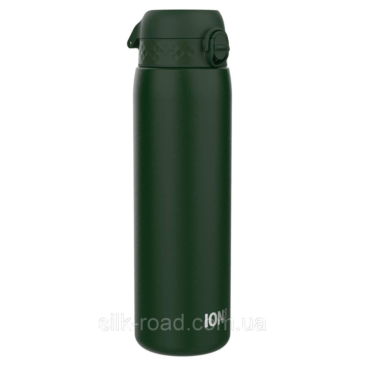 Пляшка для води металів вакуумна ION8 920 мл. Vacuum Insulated, Dark Green