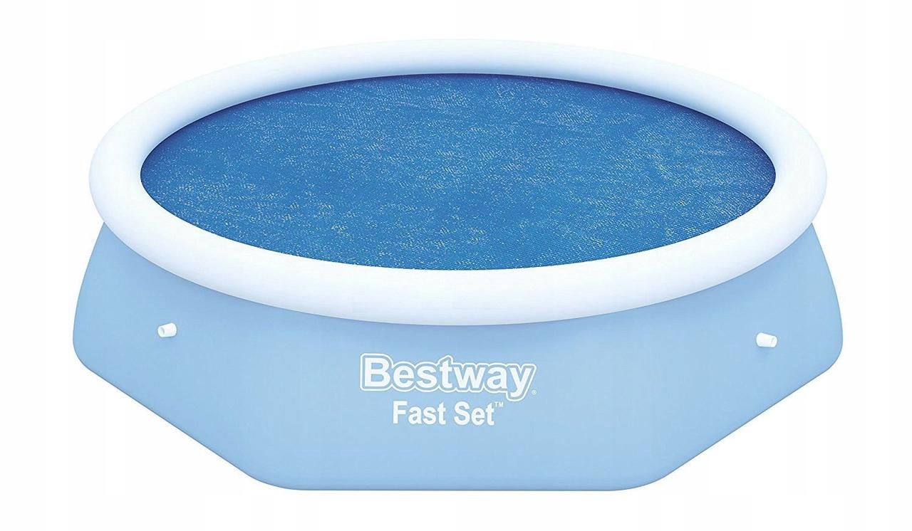 Сонячне накриття для басейну Bestway 244 см, фото 1