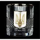 Набір "Тризуб", 2 келихи BOSS CRYSTAL, золото, фото 3