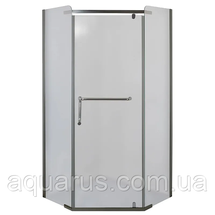 Душова кабіна з низьким піддоном Mixxus LINES SCT01-90x90x198-TR GRAPHITE прозоре скло 6мм (MI6914), фото 1