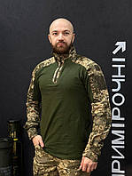Тактический Военный Убакс Олива / Пиксель 4.5.0 Улучшенный Under Body Armor Combat Shirt