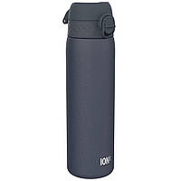 Пляшка для води металів ION8 600 мл. Stainless Steel , Ash Navy