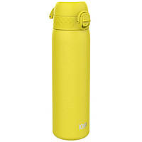 Пляшка для води металів ION8 600 мл. Stainless Steel , Yellow