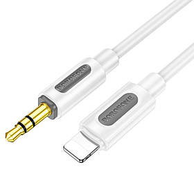 Аудіокабель BOROFONE BL20 lyue sound silicone digital audio conversion cable iP White ly