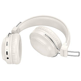 Бездротові навушники BOROFONE BO33 Melody BT headphones Milky White ly
