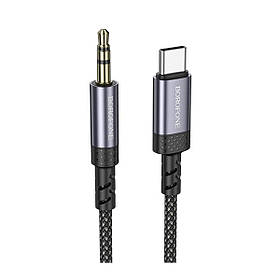 Перехідник BOROFONE BL24 Graceful digital audio conversion cable Type-C Metal Grey ly