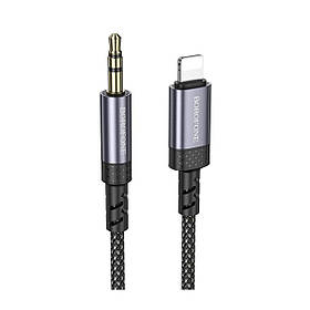 Перехідник BOROFONE BL24 Graceful digital audio conversion cable iP Metal Grey ly