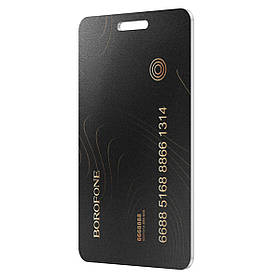 Трекер BOROFONE BC102 Search card type intelligent positioning anti-lost device Black ly