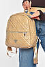 Рюкзак жіночий з екошкіри бежевого кольору 200540P, фото 2