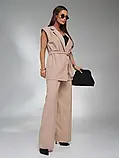 Костюми ISSA PLUS 15124 S бежевий, фото 2