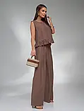 Костюми ISSA PLUS 15126 S коричневі, фото 2