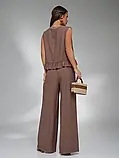 Костюми ISSA PLUS 15126 S коричневі, фото 3