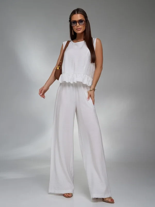 Костюми ISSA PLUS 15126 L молочний, фото 1