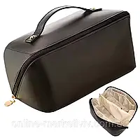 Дорожная косметичка-органайзер (23,5×13×13см), Черный / Женская косметичка / Косметичка с полным доступом