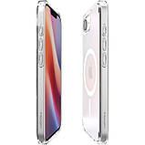Чохол SGP Ultra Hybrid (MagFit) для Apple iPhone 16e (6.1") Прозорий, фото 6