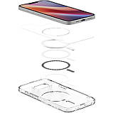 Чохол SGP Ultra Hybrid (MagFit) для Apple iPhone 16e (6.1") Прозорий, фото 7