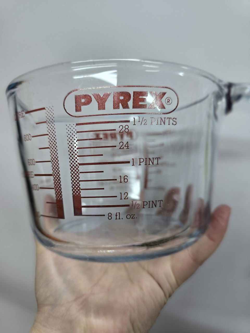 Мірний глечик скляний бу Pirex