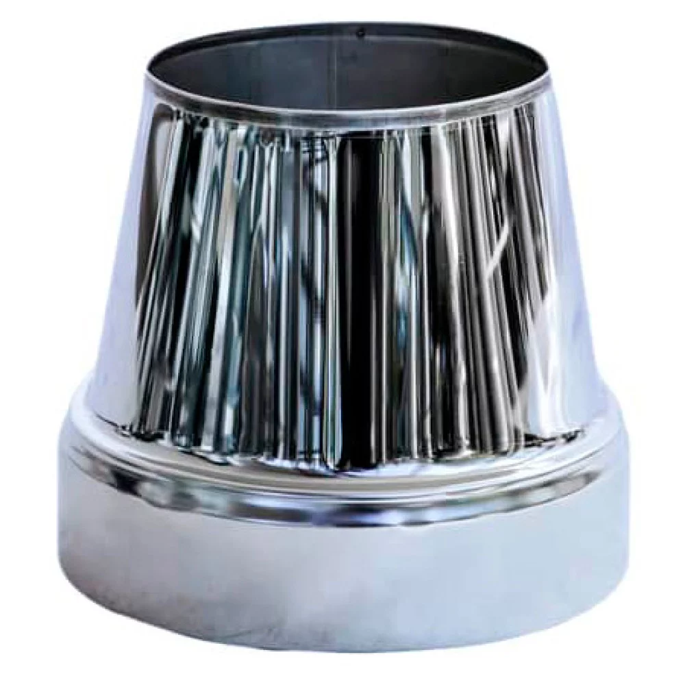 Утеплений сендвіч Конус Ø150/220 мм із нержавіючої сталі, фото 1