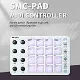 M-VAVE SMC-PAD midi контролер бездротовий — Білий, фото 9