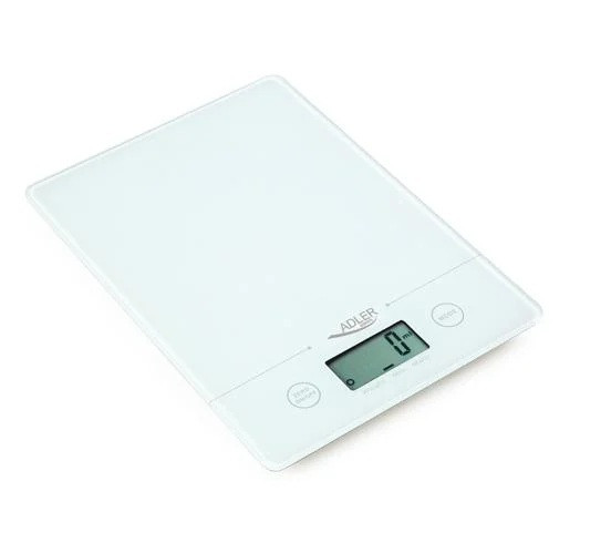 Нові сенсорні кухонні ваги із загартованого скла Adler AD 3138 White з Європи з гарантією, фото 1