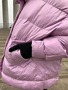 Пуховик жіночий RUFUETE 19775-liloviy короткий ліловий, фото 9