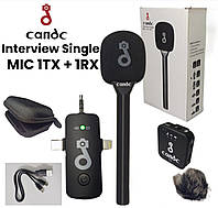 Мікрофон бездротовий для інтерв'ю Candc 1TX + 1RX