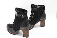 Ботильйони жіночі Guero 725-01-24 чорні на підборах 37, фото 3