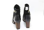 Ботильйони жіночі Guero 725-01-24 чорні на підборах 37, фото 5