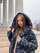 Стильний зимовий пуховик RUFUETE 19980-black з з каптуром S, фото 6