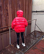 Жіночий пуховик RUFUETE 19775-red короткий червоний M, фото 2