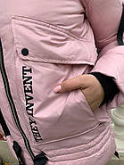 Куртка жіноча пуховик TARUN Y019-828-BHB007 з каптуром XL, фото 3