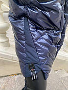 Стильна зимова куртка пуховик Hailuozi 213-B3 розмір 44, фото 5