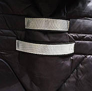 Пуховик жіночий пальто TARUN Y020-860-black чорне з капюшоном, фото 5