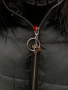 Жіноча куртка-пуховик TARUN Y020-823-SLH004 з капюшоном, фото 8