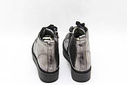 Черевики жіночі Aras Shoes K53-Platin сріблясті на платформі 37, фото 5