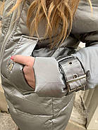 Жіночий пуховик ZLLY 20439-19 короткий світлий, фото 7