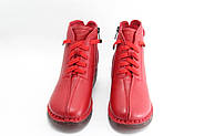 Черевики жіночі MeegoComfort  25-5-bright-red шкіряні червоні 37, фото 2
