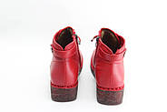 Черевики жіночі MeegoComfort  25-5-bright-red шкіряні червоні 37, фото 3