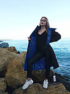 Пальто-пуховик жіноче зимове TOWMY TM-AJ-2261-black з капюшоном, фото 2