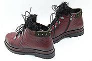 Зимові шкіряні черевики Meldymoor 9006-bordo 37, фото 10