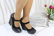 Туфлі жіночі GUERO 34-03-1-41 замшеві на танкетці 37, фото 6