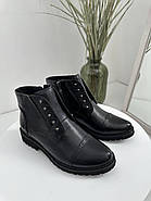 Черевики жіночі Geronea 405 шкіряні на низькому підборі 36, фото 4