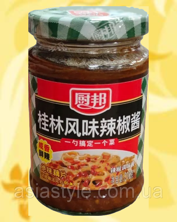 Соус чилі гуйлінь, Соус чили гуйлинь, Guilin chilli sauce , ChuBang, 210г, Китай, Ч