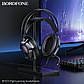 Навушники BOROFONE BO110 Fight gaming headphones Black, фото 7